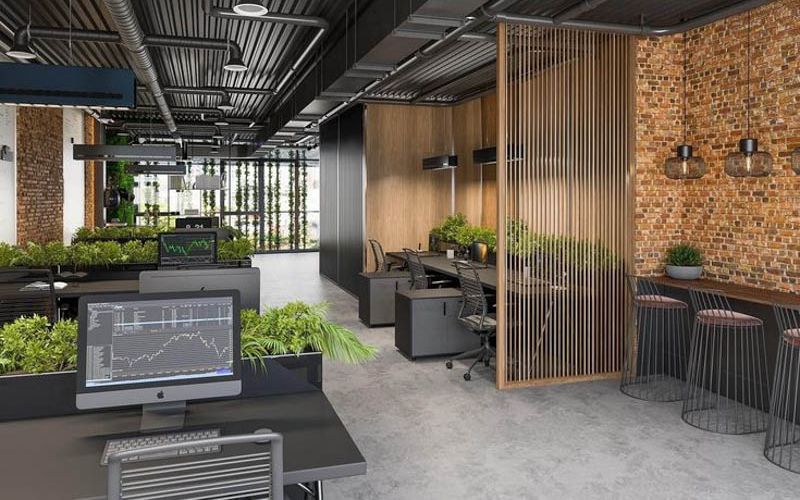 Văn phòng 40m2 không gian xanh mang đến cảm giác gần gũi thiên nhiên và đầy cảm hứng