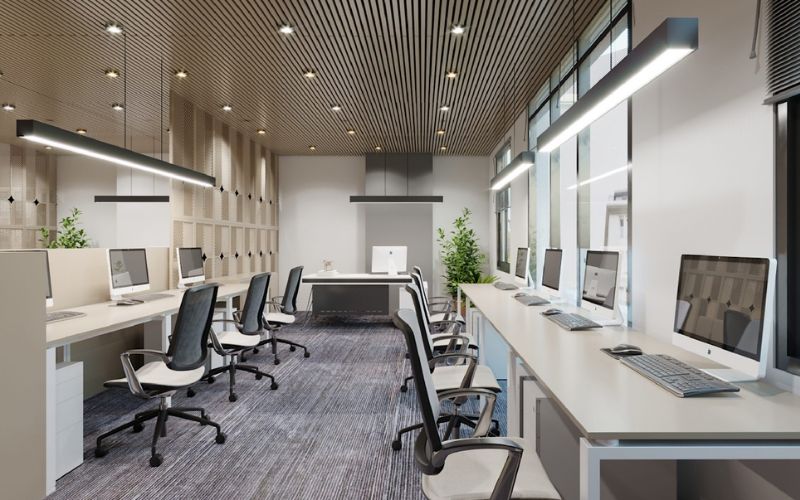 Không gian văn phòng 40m2 phong cách hiện đại tối ưu diện tích, phù hợp doanh nghiệp vừa và nhỏ