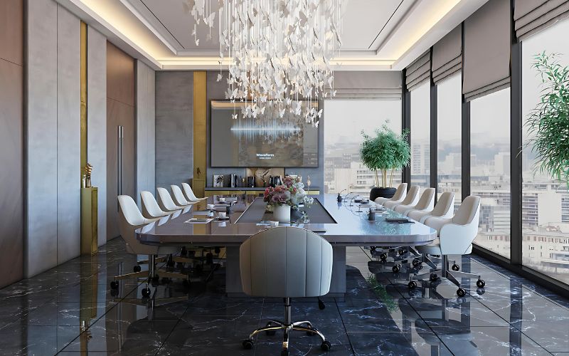 thiết kế nội thất phòng họp đẹp