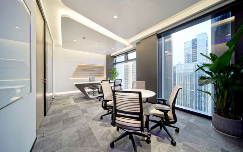 Phong cách thiết kế hiện đại phù hợp cho văn phòng 15m2