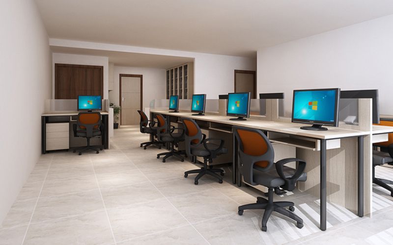 Thiết kế văn phòng 15m2 đề cao tính tối giản