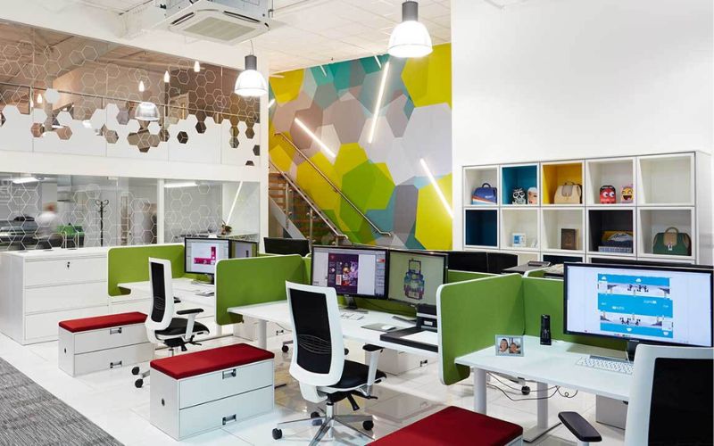 Mẫu bàn làm việc tích hợp đang dần tạo ra xu thế