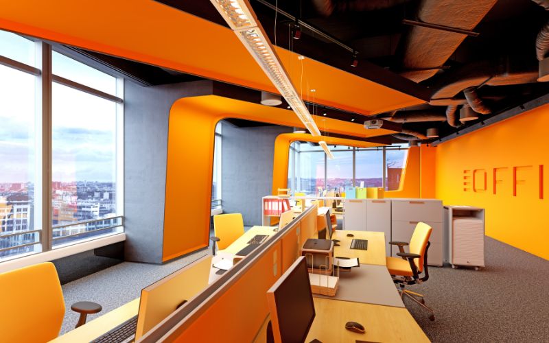 Mẫu thiết kế văn phòng nhỏ 20m2 nổi bật
