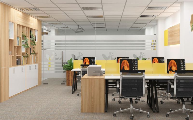 Gam màu sáng cũng giúp không gian 20m2 có vẻ rộng hơn