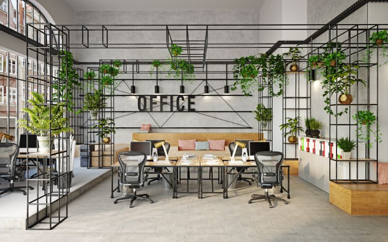Mẫu văn phòng 20m2 đơn giản nhưng không gây nhàm chán