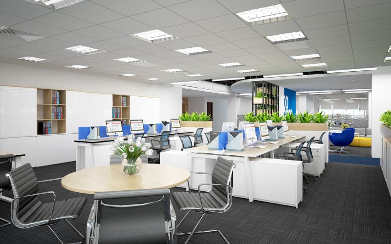 Văn phòng 30m2 sẽ trông rộng rãi hơn nếu được bố trí đúng cách