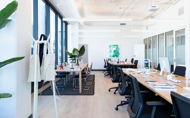Thiết kế văn phòng 40m2 phù hợp với khoảng tối đa 12 nhân viên