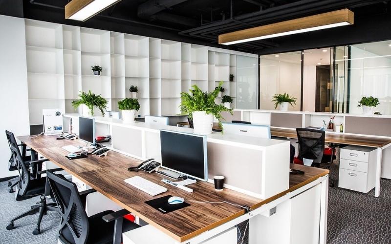 Phong cách tối giản phù hợp với văn phòng diện tích nhỏ