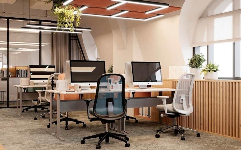 Bố trí văn phòng công ty giúp tối ưu hóa diện tích sử dụng