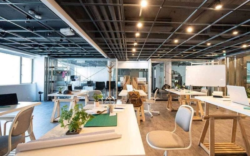 Khu vực thiết kế thuộc văn phòng công ty bất động sản
