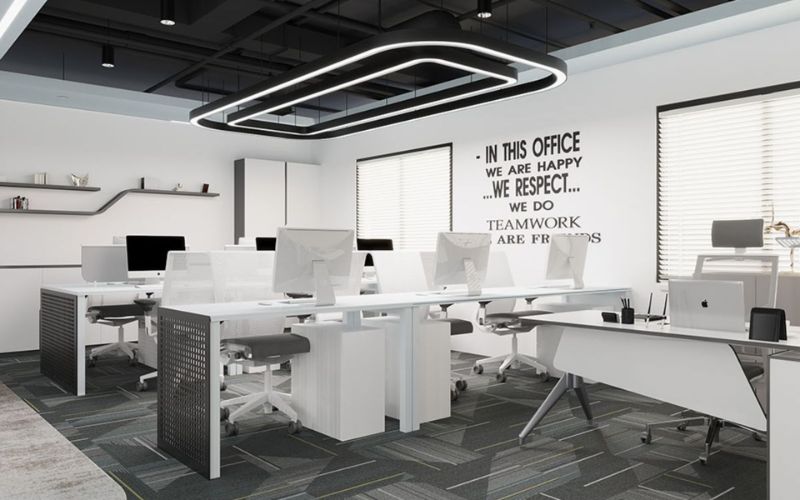 Mẫu decor văn phòng phong cách Bắc Âu phù hợp agency sáng tạo và startup trẻ