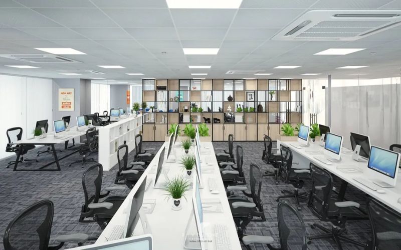 Văn phòng kế toán với thiết kế tối ưu cho công việc xử lý dữ liệu và chứng từ