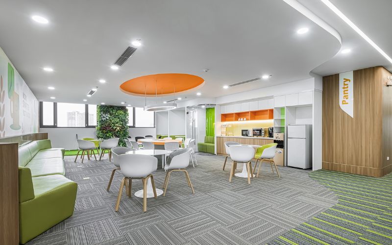 Bố trí pantry hợp phong thủy giúp cân bằng năng lượng trong văn phòng