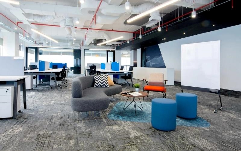 Mẫu văn phòng 200m2 với phong cách sáng tạo và linh hoạt