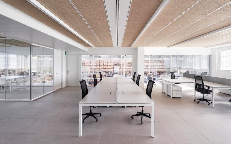 Thiết kế văn phòng 200m2 tận dụng ánh sáng tự nhiên