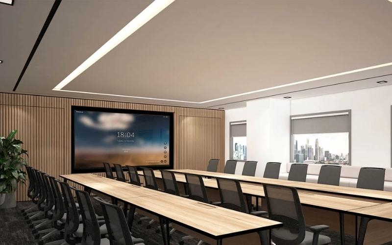 Trần thạch cao đẹp được thiết kế cho phòng hội nghị