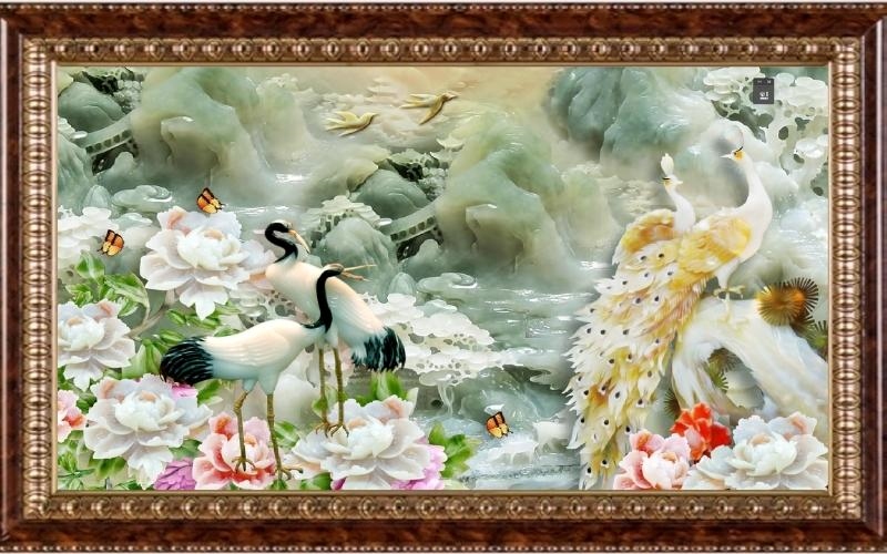Trang trí văn phòng bằng các bức tranh phong thủy đẹp mắt