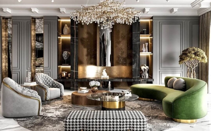 Phong cách Luxury trong thiết kế nhà ở