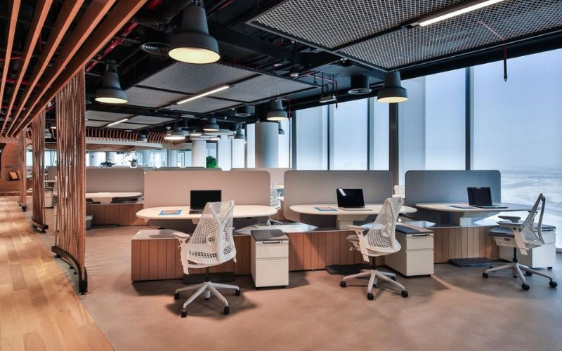Văn phòng Luxury sử dụng vật liệu cao cấp kết hợp quy trình bảo dưỡng chuyên nghiệp giúp tăng tuổi thọ công trình