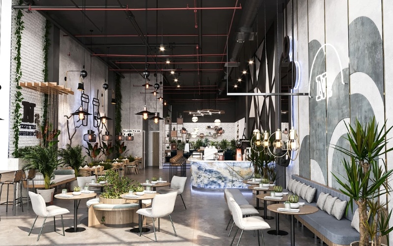 Thi công quán cafe chuyên nghiệp sẽ mang lại không gian lý tưởng