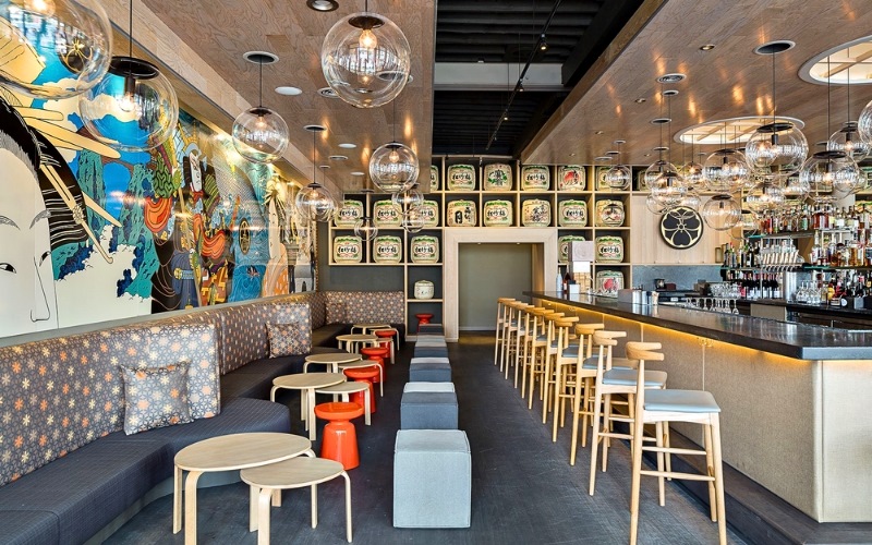 Mẫu thiết kế cafe bar hiện đại tiện lợi