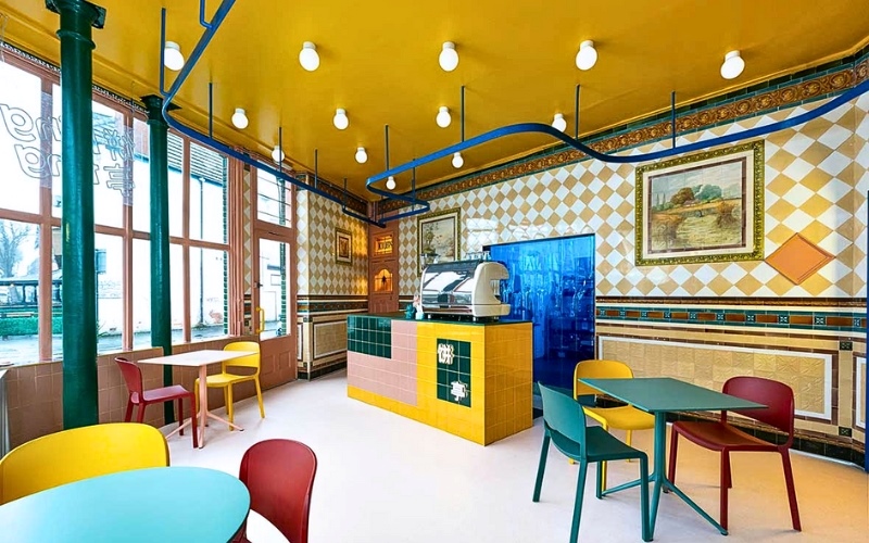 Thiết kế quán cafe nhỏ cũng cần có điểm nhấn biệt