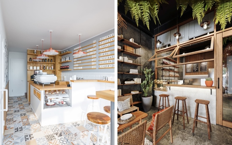 Tạo không gian cảm xúc cho quán cafe đẹp giá rẻ