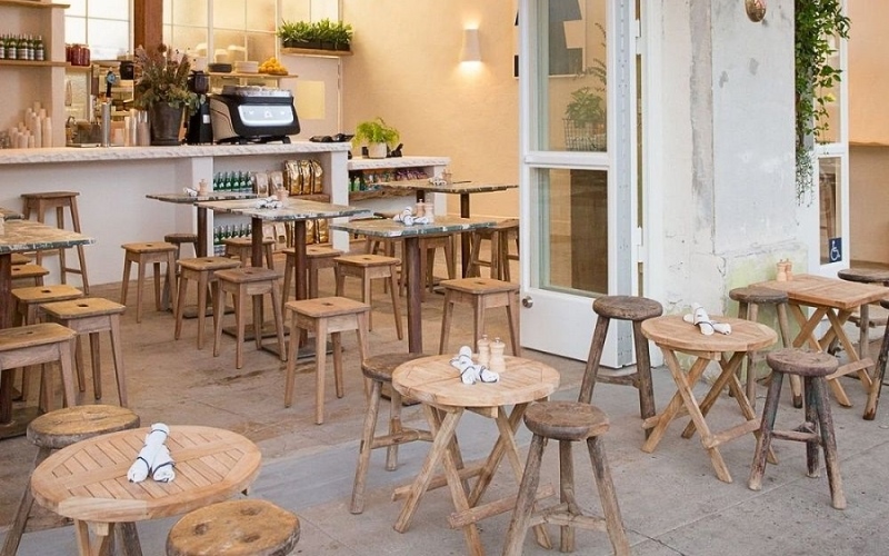 Quán cafe cóc thường có cấu trúc đơn giản