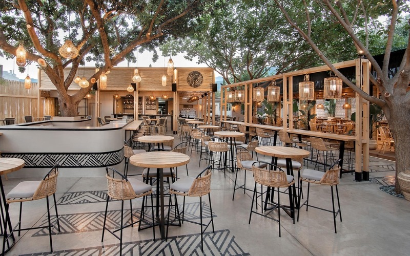 Thiết kế quán cafe sân vườn là mô hình kinh doanh rất được ưa chuộng