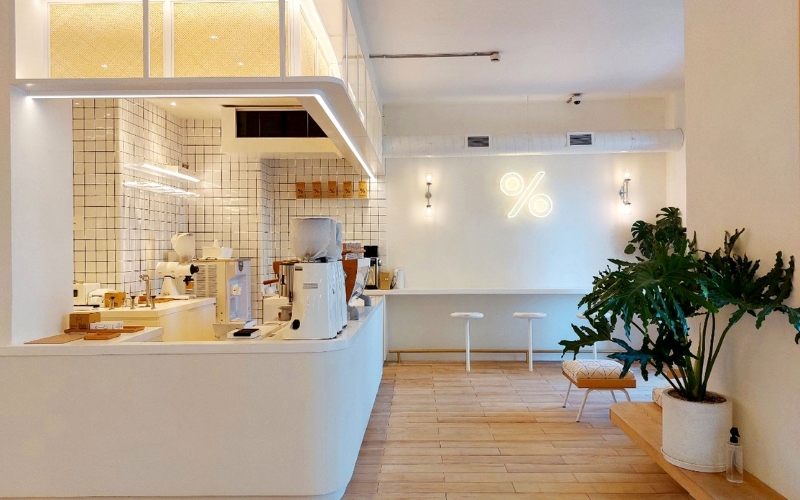 Dạng quầy bar tiết kiệm không gian