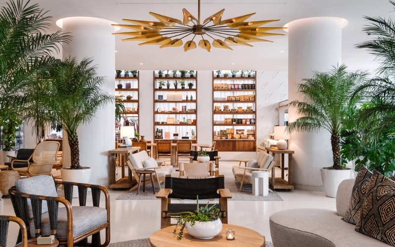 Không gian sang trọng của nội thất quán cafe kiểu Địa Trung Hải