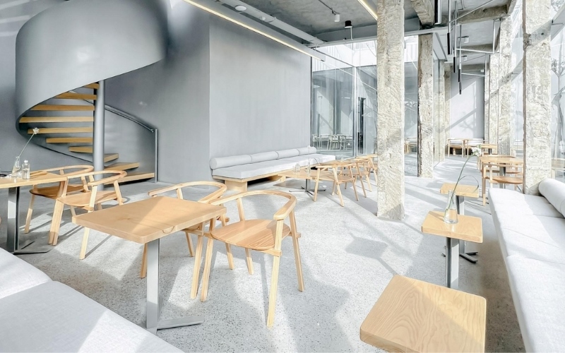Cần xác định rõ phong cách cho thiết kế quán cafe 2 tầng đẹp