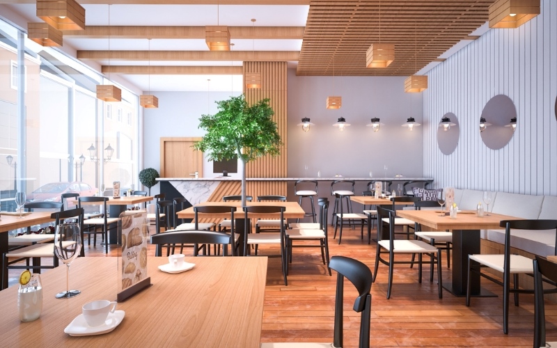 Thiết kế quán cafe cần mang lại sự thoải mái cho khách hàng
