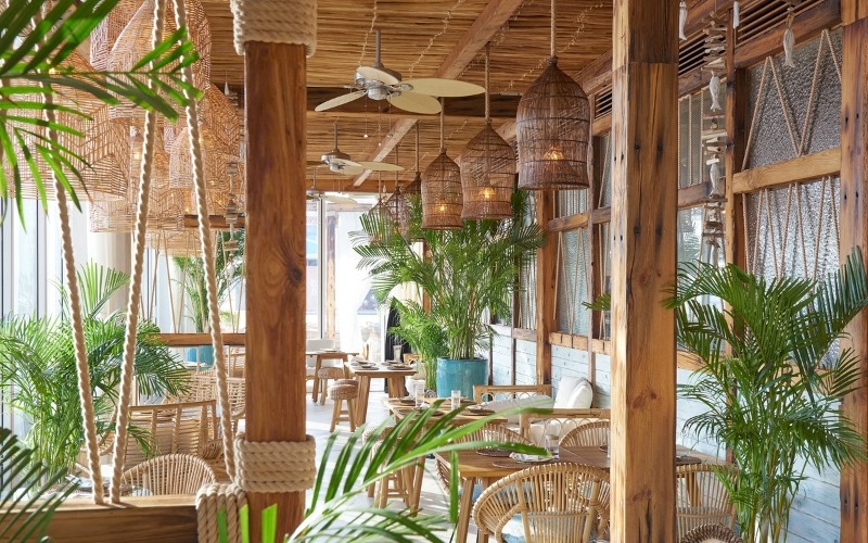 Phong cách Tropical hướng tới không gian thân thiện với thiên nhiên