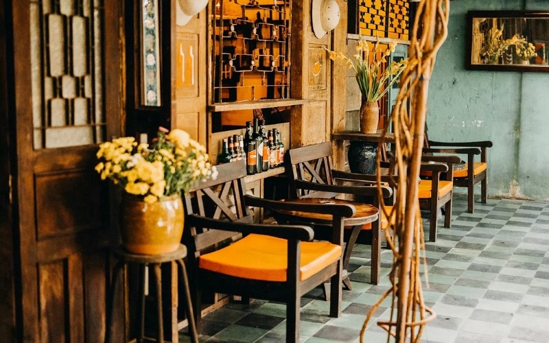 Cách trang trí quán cà phê bình dân với các vật dụng đậm chất Vintage