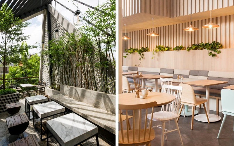 Thiết kế quán cafe bình dân luôn giản dị dù là trong nhà hay ngoài trời