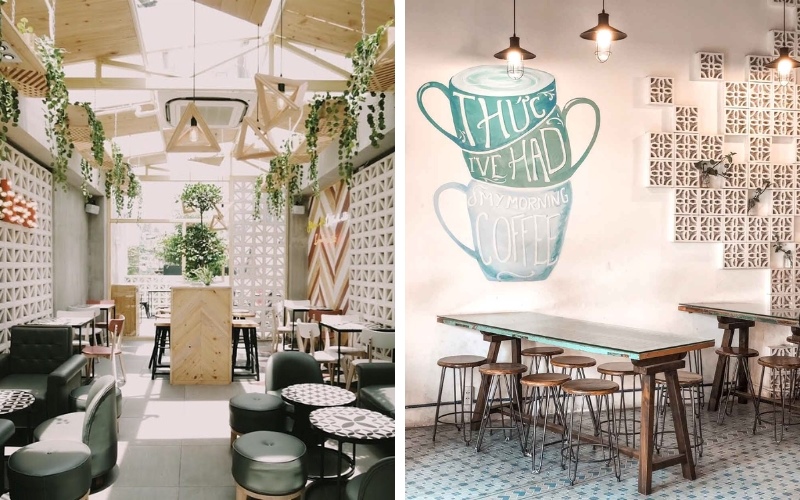 Thiết kế quán cafe bình dân mang vẻ đặc trưng riêng thu hút