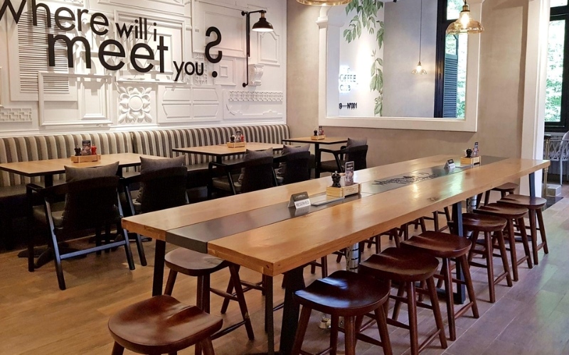 Cần định hướng rõ phong cách thiết kế quán cafe bình dân ngay từ đầu