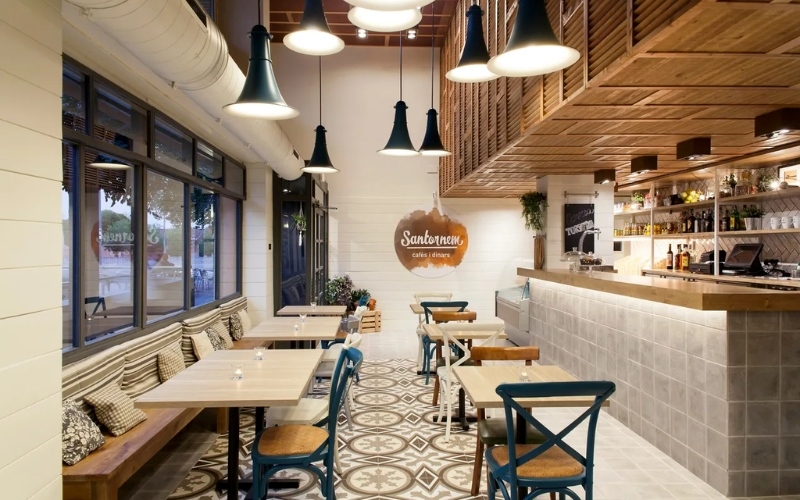 Thiết kế quán cafe bình dân có diện tích nhỏ