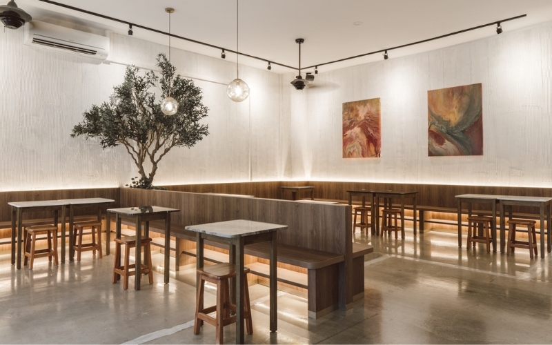 Hãy hợp tác với đơn vị thi công quán cafe uy tín để có thiết kế đẹp