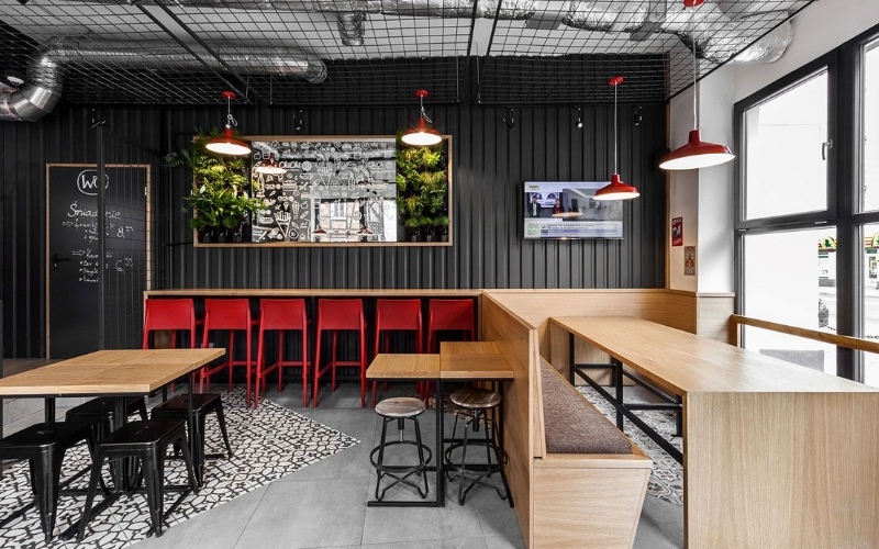 Thiết kế quán cafe container phong cách hiện đại