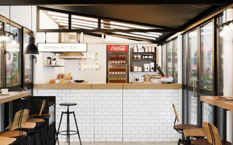 Không gian quán cafe container nhỏ gọn ấn tượng