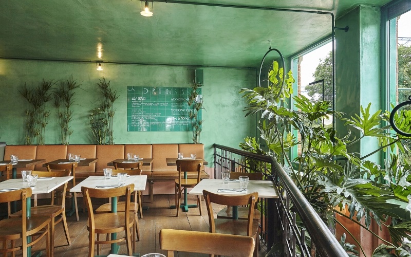 Mô hình quán cafe xanh rất được ưa chuộng tại các thành phố lớn