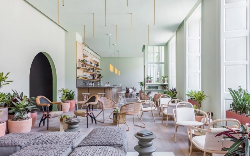 Thiết kế quán cafe nên lưu ý đến chất lượng của vật liệu