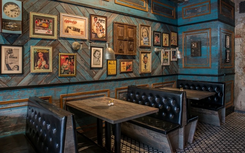 Nét đẹp cổ điển của quán cafe phong cách Retro
