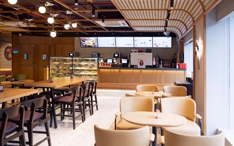 Sự hiện đại và tiện lợi cũng rất được ưa chuộng trong các quán cafe Hàn