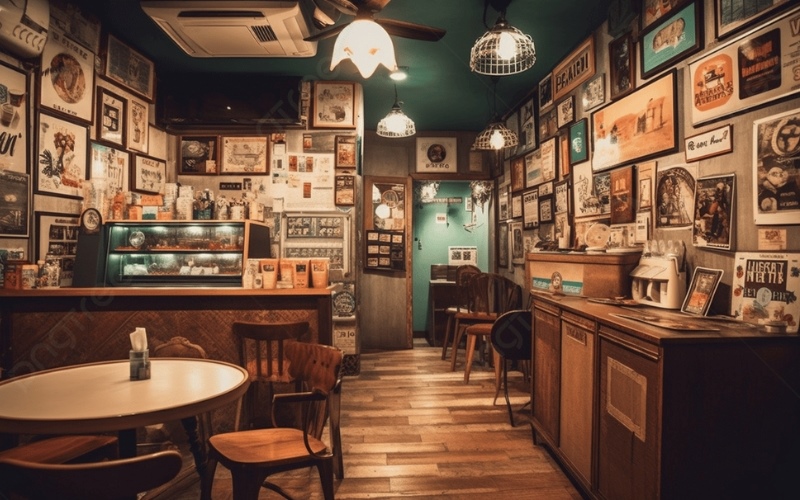 Gam màu trầm ấm đặc trưng của kiến trúc nội thất Retro