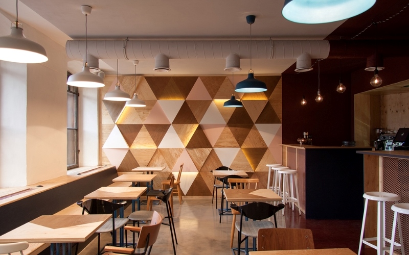 Không gian quán cafe mang đậm chất nghệ thuật đương đại