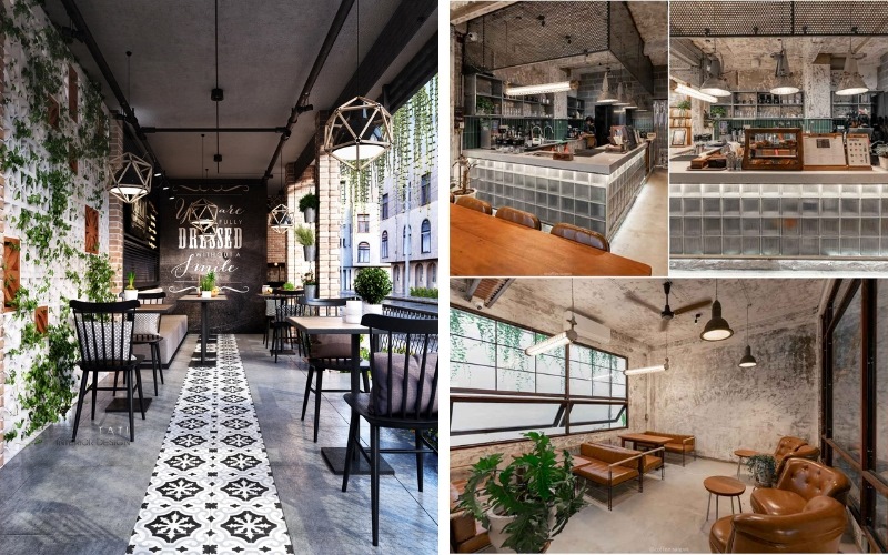 Mẫu thiết kế quán cafe nhà ống đẹp sẽ tạo ấn tượng tốt đến khách hàng