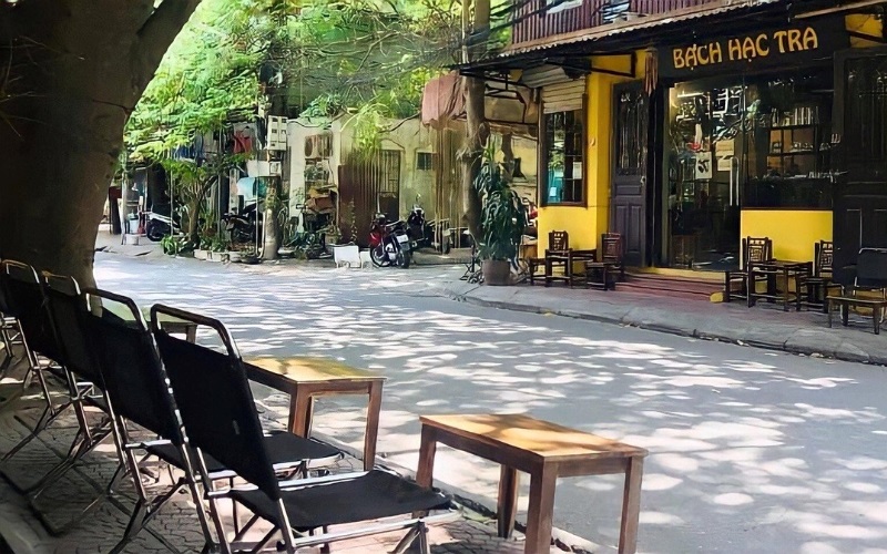Mô hình thiết kế quán cafe vỉa hè thường hướng đến tệp khách bình dân